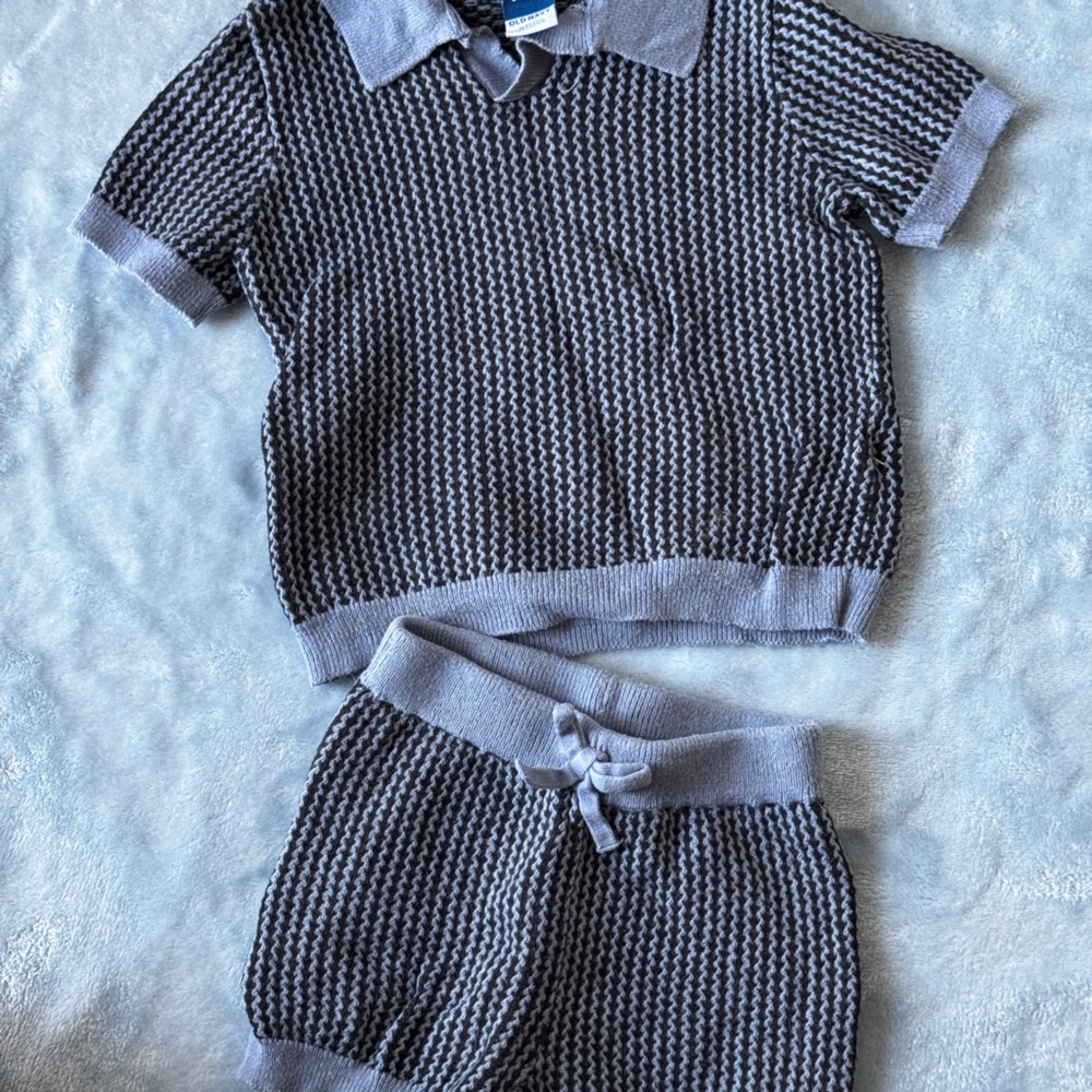 Baby Boys Matching Set and Onesie together